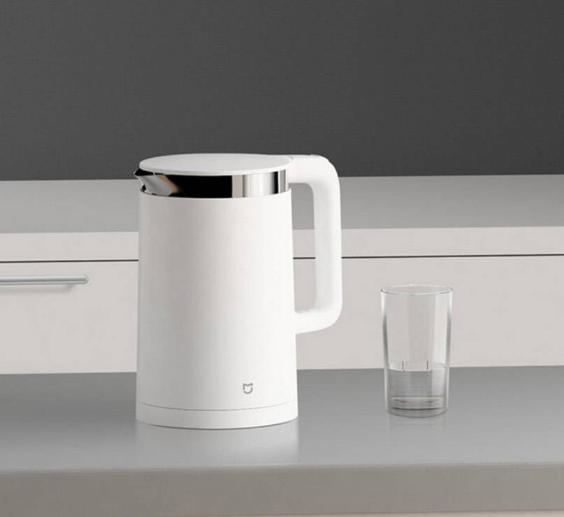 Xiaomi Mi Smart Kettle Wasserkocher schnurlos, App steuerbar Weiß Fassungsvermögen: 1.5 l