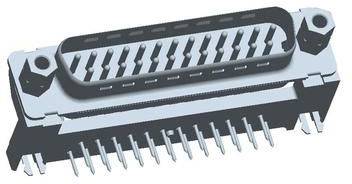 FCI SUB-D DD50P564TXLF D-SUB Stiftleiste 180° Polzahl: 50 Print 1St.