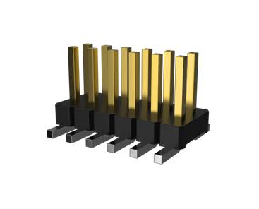 FCI Stiftleiste (Standard) Polzahl Gesamt 6 Rastermaß: 1.27 mm 20021121-00006C4LF