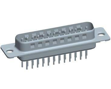 FCI SUB-D DD50P364TXLF D-SUB Stiftleiste 180° Polzahl: 50 Print 1St.