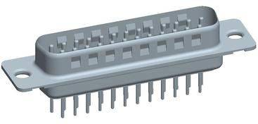 FCI SUB-D DD50P364TXLF D-SUB Stiftleiste 180° Polzahl: 50 Print 1St.