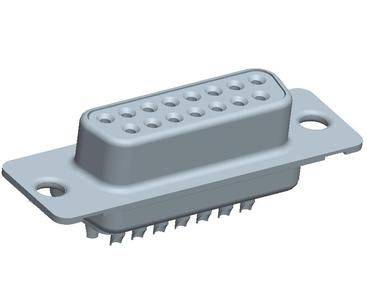 FCI DA15S064HTLF D-SUB Buchsenleiste 180° Polzahl: 15