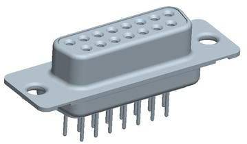 FCI DA15S364TLF D-SUB Buchsenleiste 180° Polzahl: 15