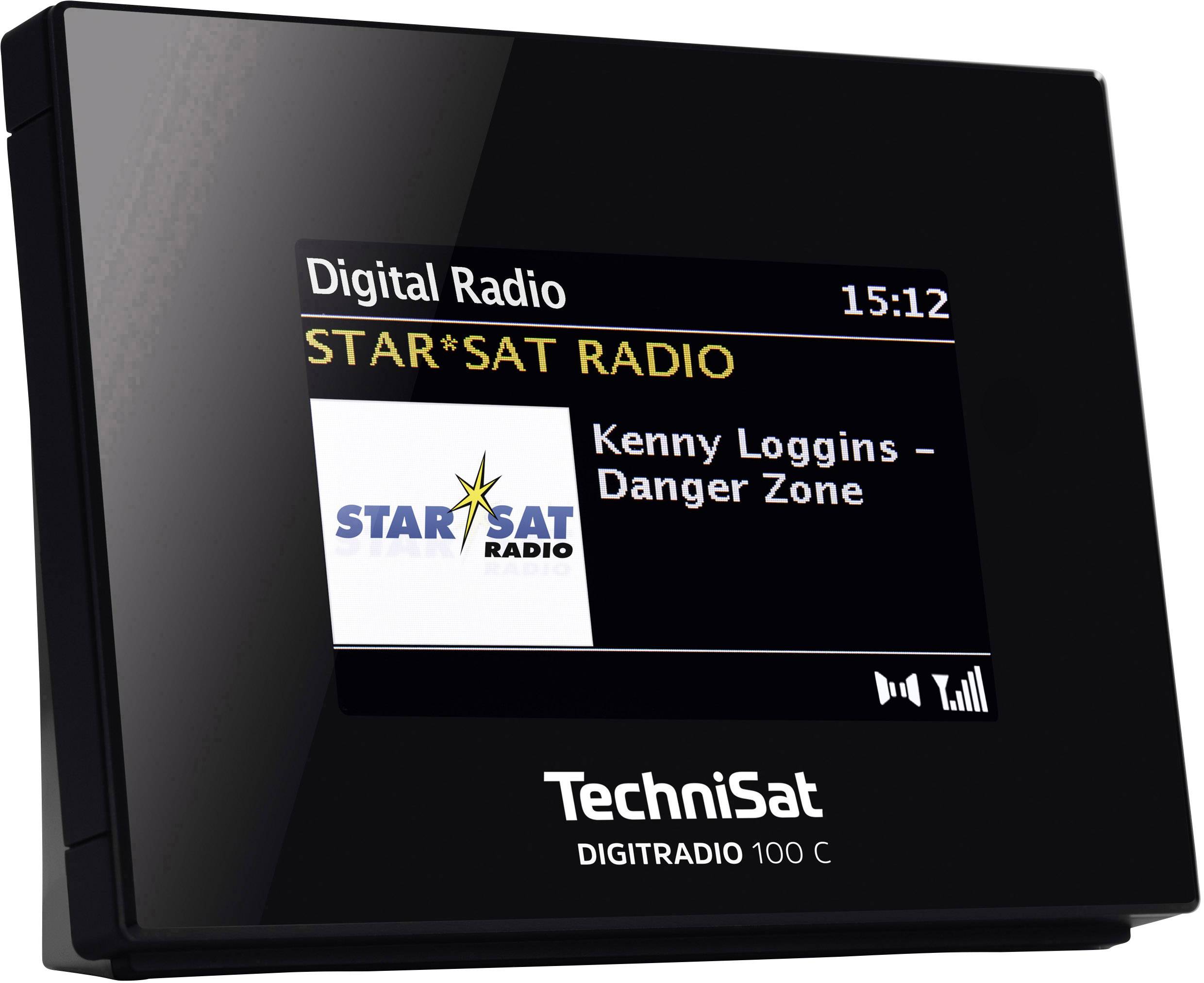 TechniSat DIGITRADIO 100 C Radio-Adapter DAB+, UKW Bluetooth® Schwarz
