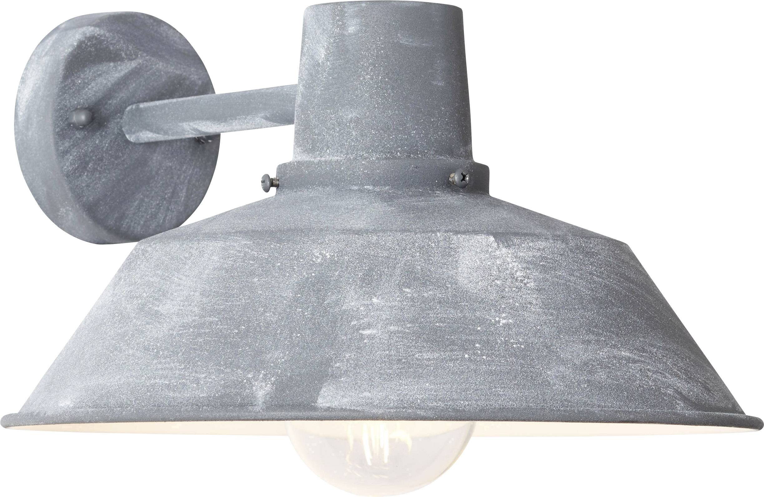 Brilliant Humphrey 96290/70 Außenwandleuchte LED E27 60 W Beton-Grau