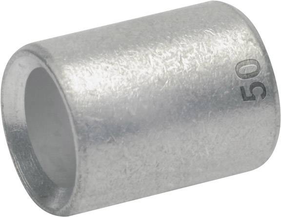 Ein zylindrischer Metallanschluss mit Nummer '50' auf der Oberfläche.
