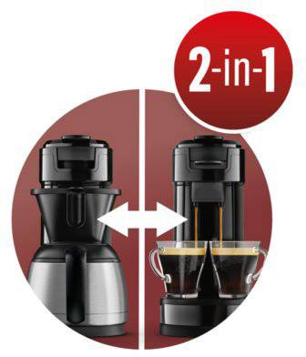 SENSEO® HD6592/00 HD6592/00 Kaffeepadmaschine Weiß mit Filterkaffee-Funktion