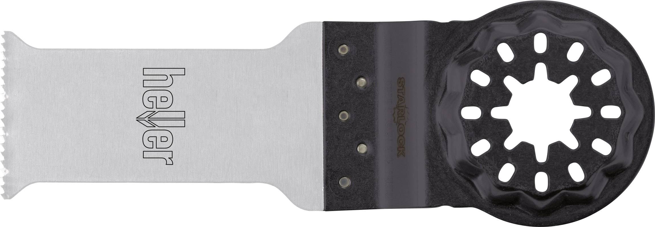 Ein oszillierendes Sägeblatt von Heller, geeignet für präzises Schneiden in Materialien wie Holz oder Metall.