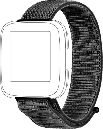 Topp für Fitbit Versa Ersatzarmband Dunkelgrau