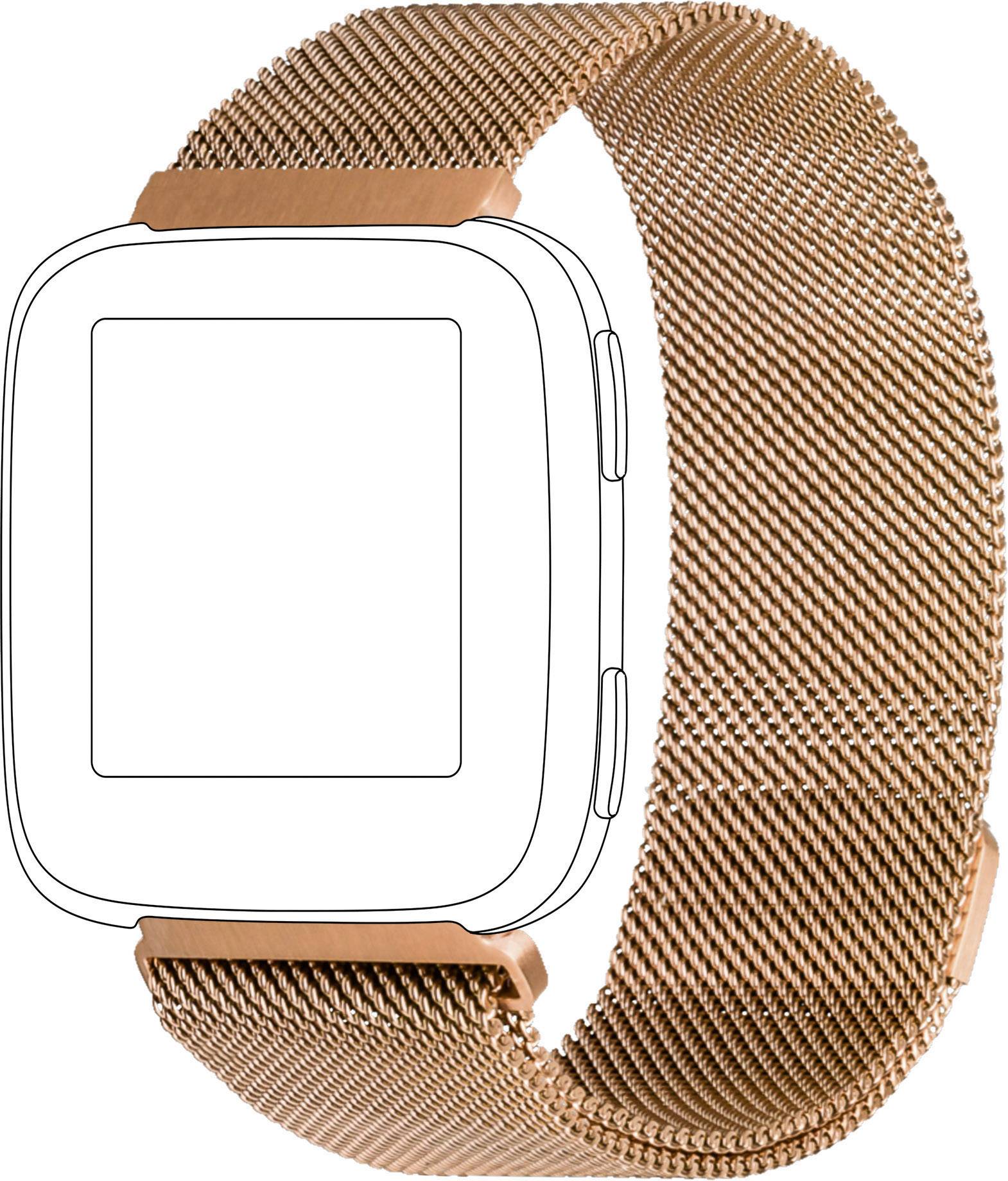 Topp für Fitbit Versa Ersatzarmband Roségold