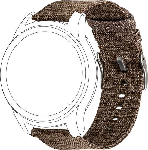 für Garmin vivomove/vivoactive 3 Ersatzarmband Hellbraun