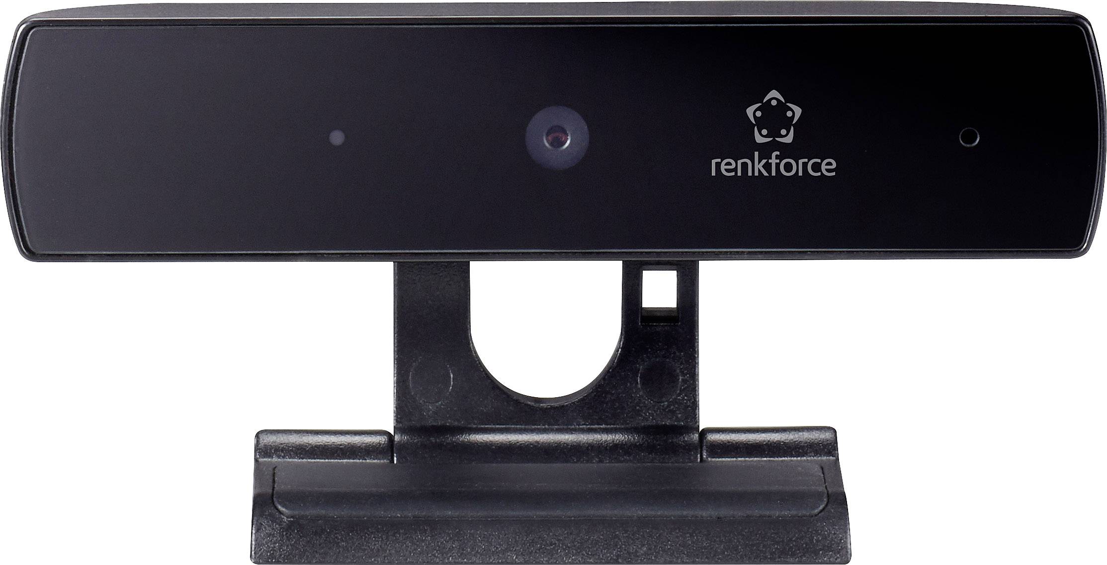 Renkforce RF-WC1080P1 Full HD-Webcam 1920 x 1080 Pixel Klemm-Halterung