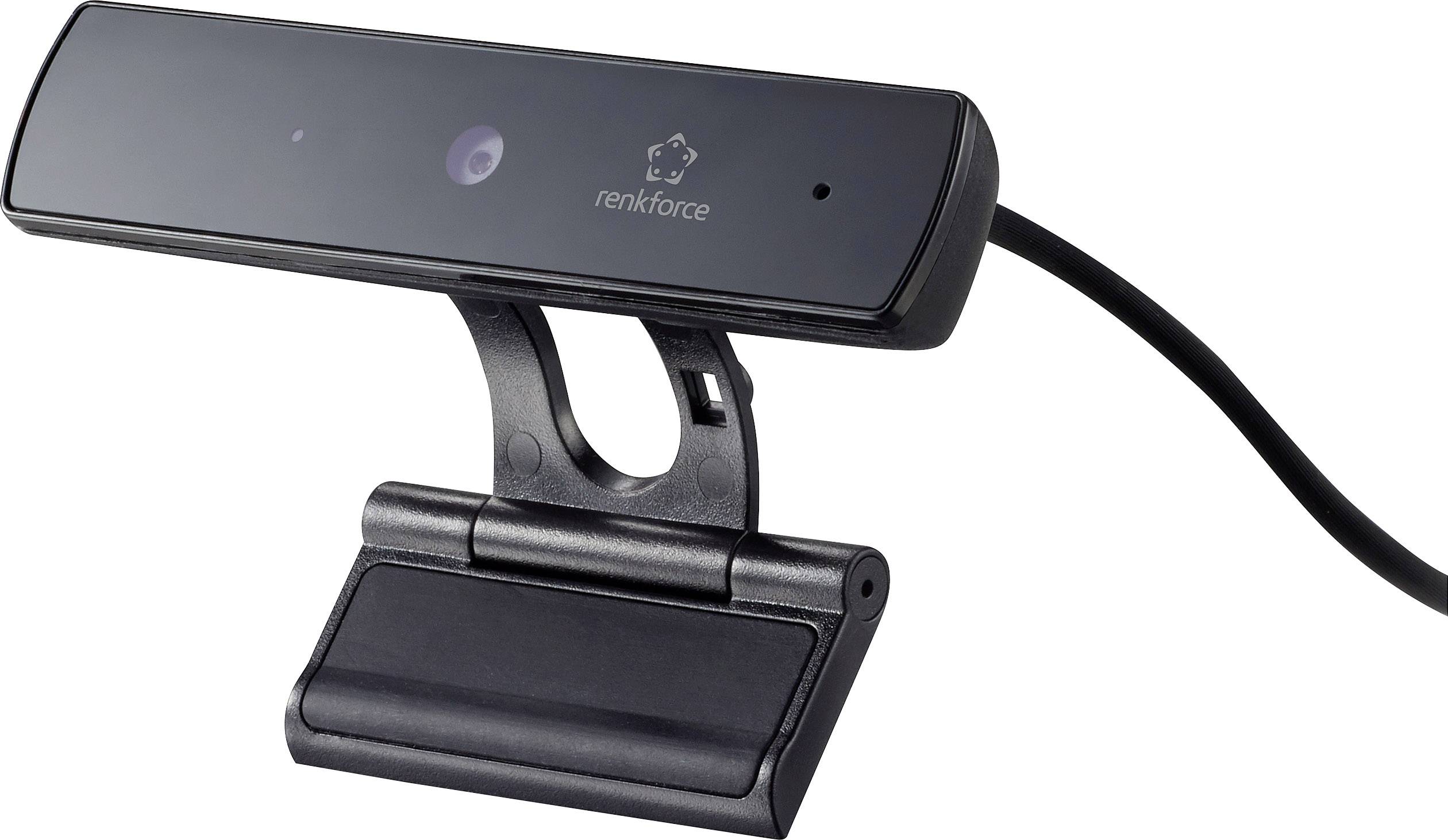 Renkforce RF-WC1080P1 Full HD-Webcam 1920 x 1080 Pixel Klemm-Halterung