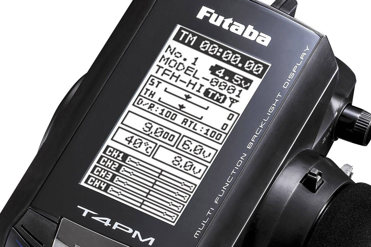 Futaba T4PM Pistolengriff-Fernsteuerung 2,4GHz Anzahl Kanäle: 4 inkl. Empfänger