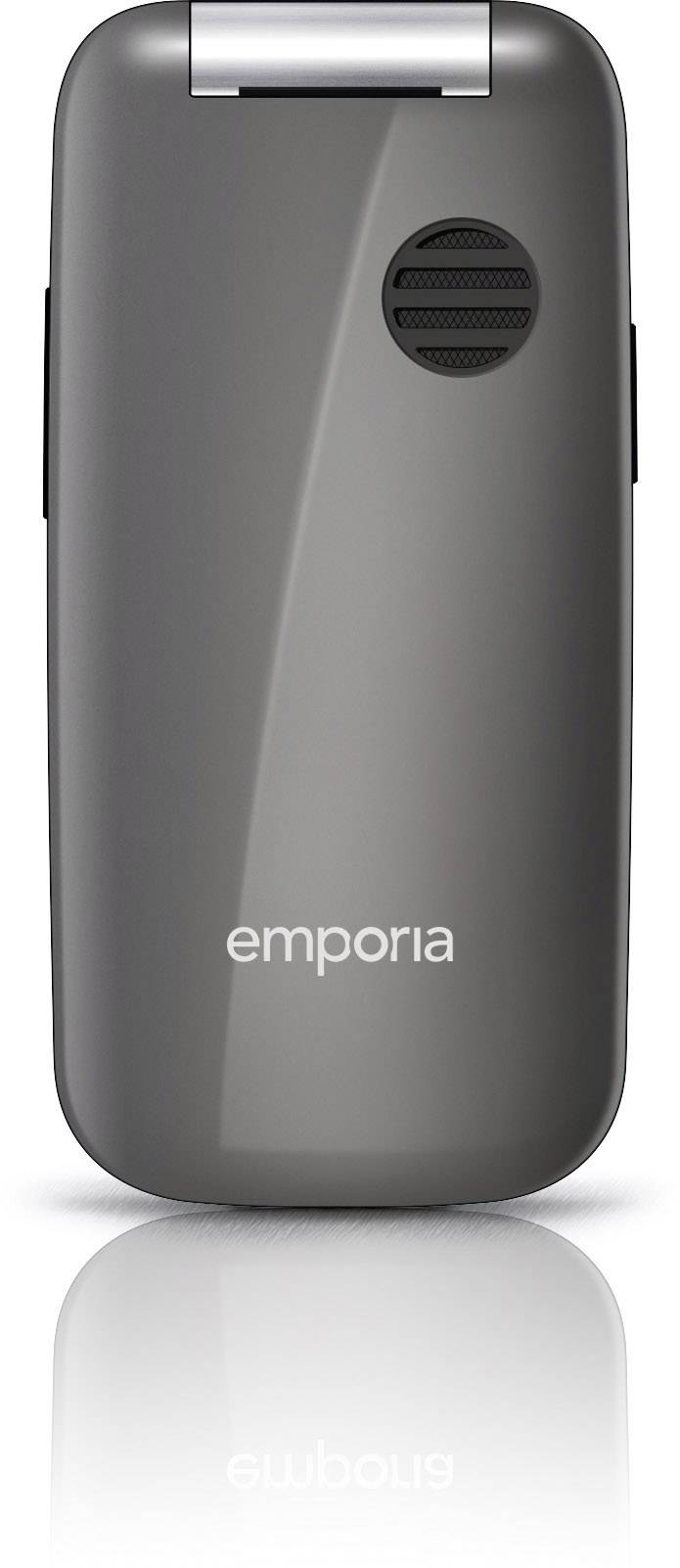 Emporia One V200i Senioren-Klapp-Handy mit Ladestation, SOS Taste Schwarz