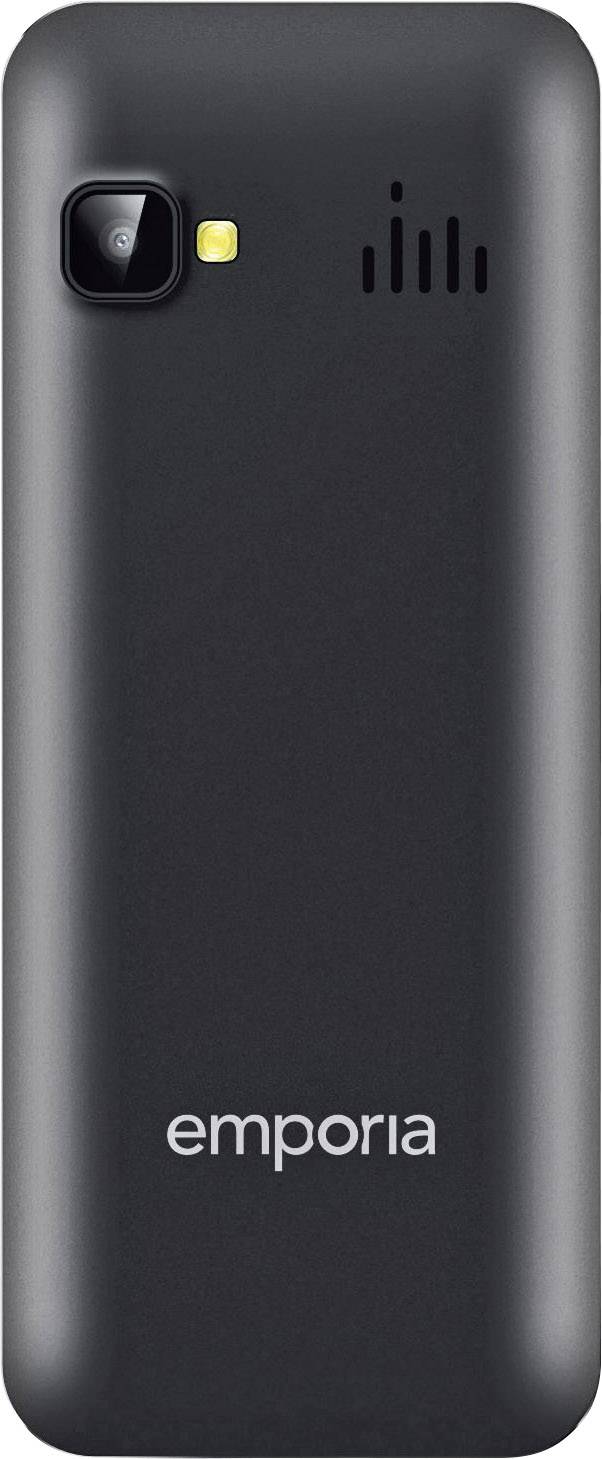 Emporia V800 Senioren-Handy mit Ladestation, SOS Taste Schwarz