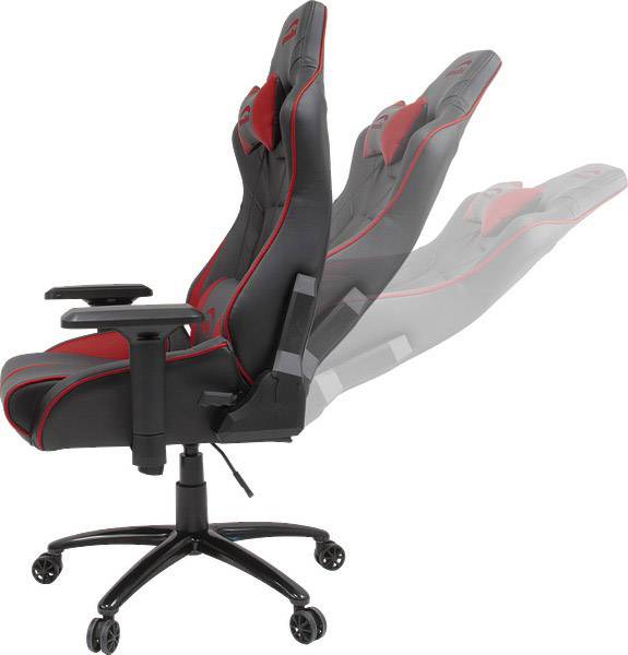 SpeedLink Ariac Gaming Chair Premium Gaming-Stuhl Schwarz, Rot