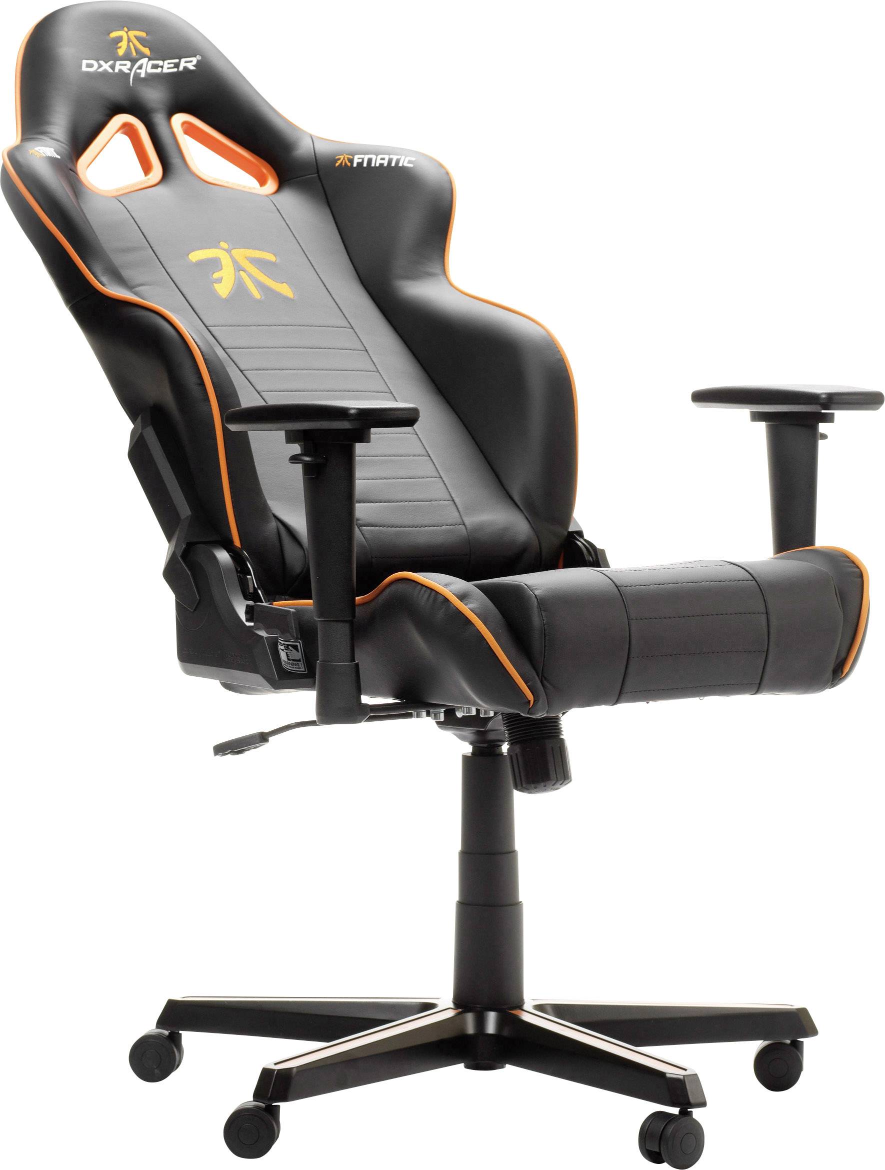 DXRacer Racing R58 Fnatic Edition Gaming-Stuhl Schwarz, Orange