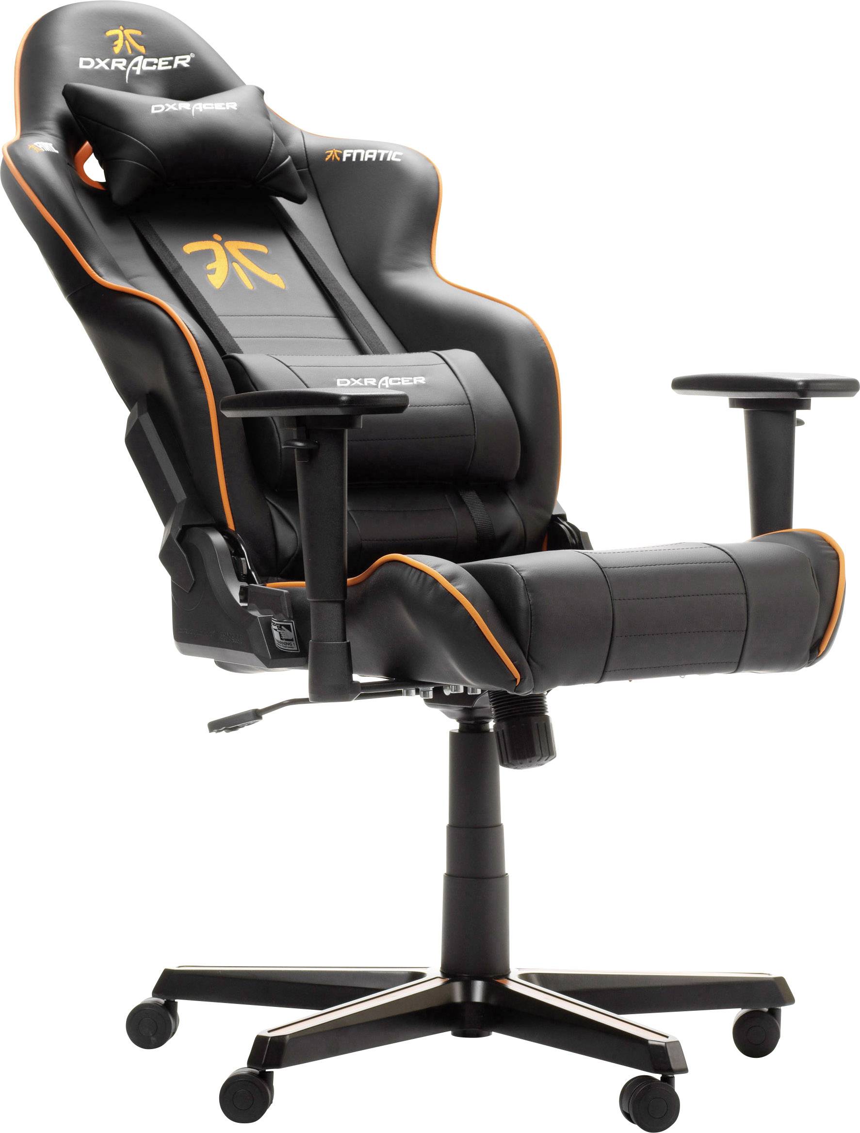 DXRacer Racing R58 Fnatic Edition Gaming-Stuhl Schwarz, Orange