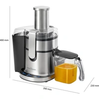 Profi Cook Entsafter PC-AE 1156 800 W Edelstahl Profi Cook Entsafter PC-AE 1156 800 W Edelstahl