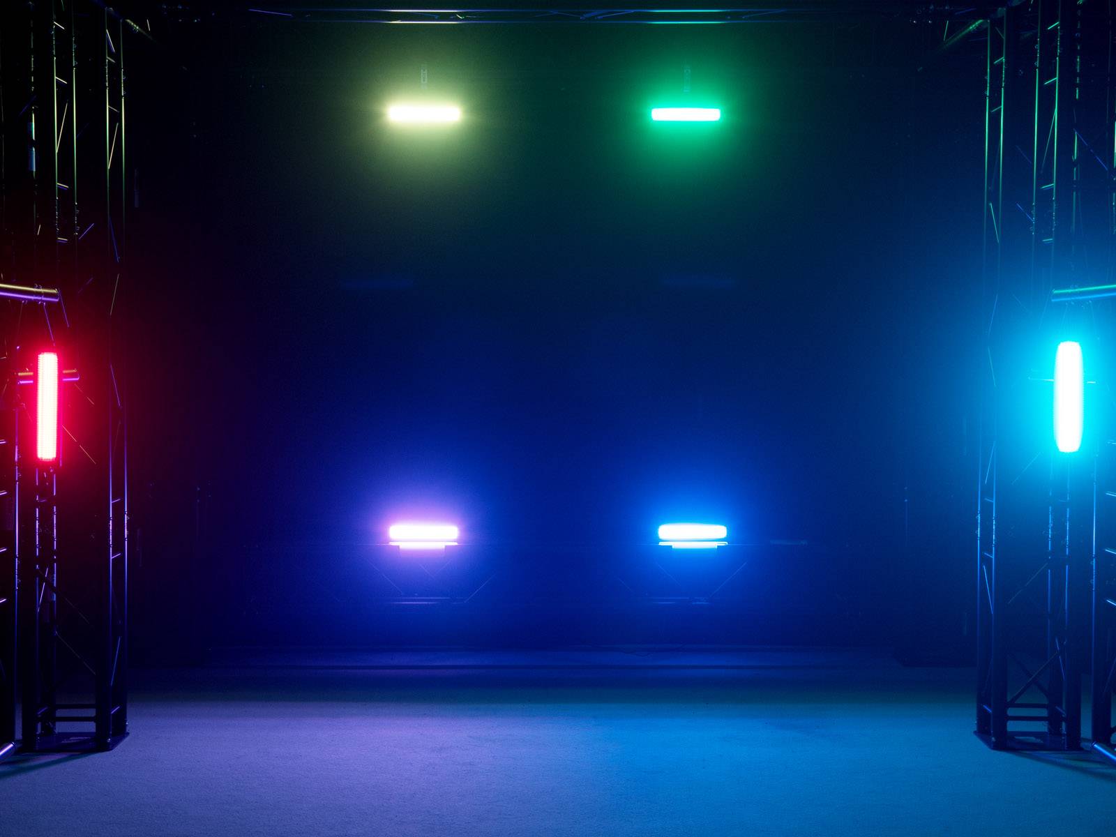 Eurolite DMX LED-Effektstrahler Anzahl LEDs (Details):132 RGB