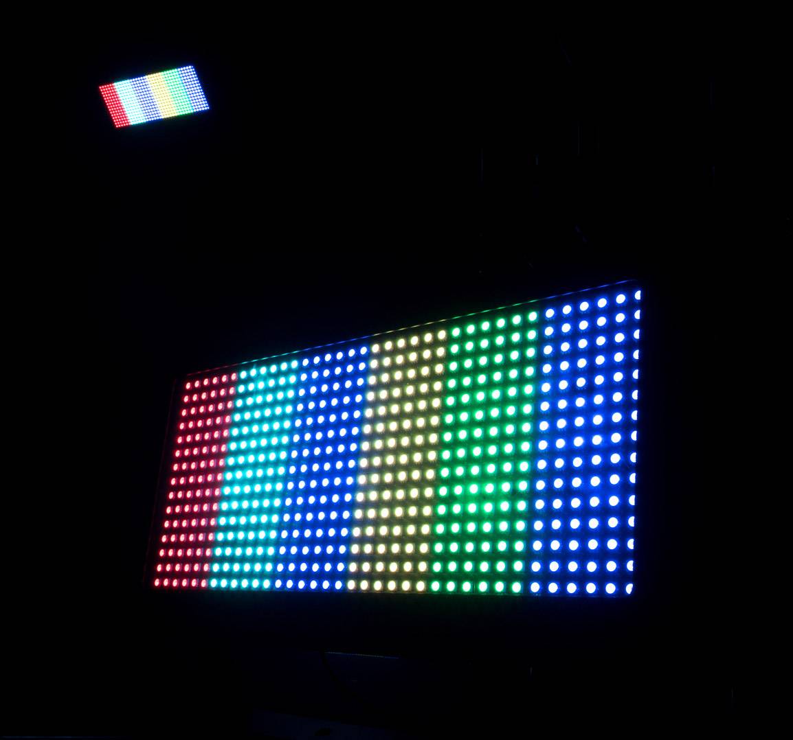 Eurolite DMX LED-Effektstrahler Anzahl LEDs (Details):540 RGB