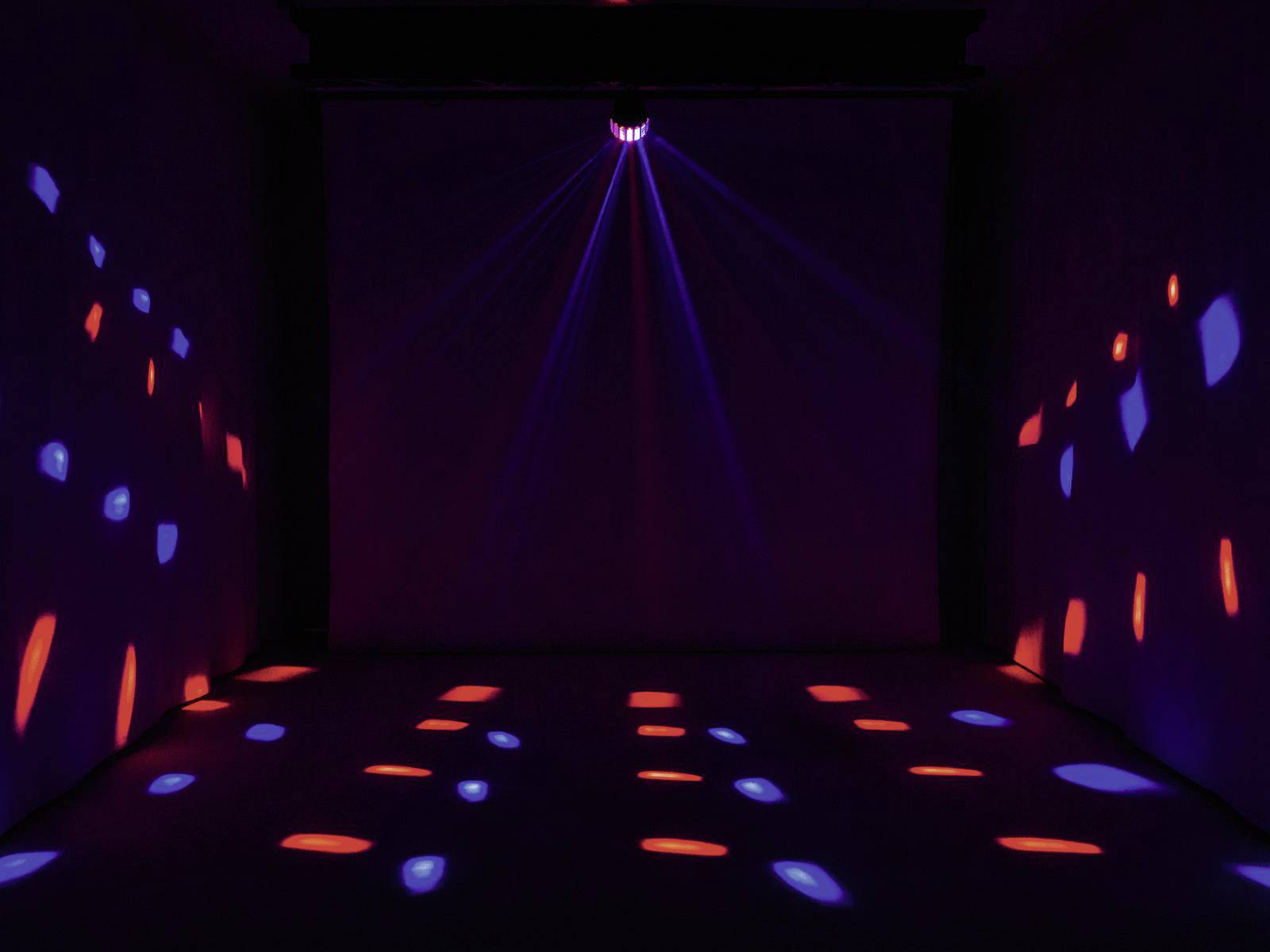 Eurolite 51918198 Mini D-6 LED-Effektstrahler Anzahl LEDs (Details):17