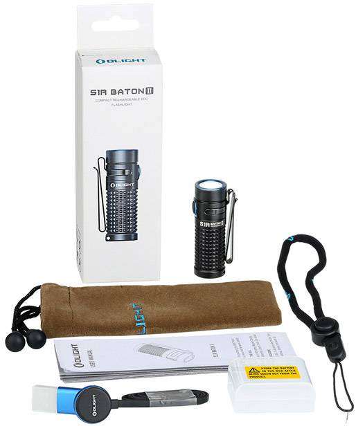 OLight S1R Baton II LED Taschenlampe akkubetrieben 1000 lm 89 g