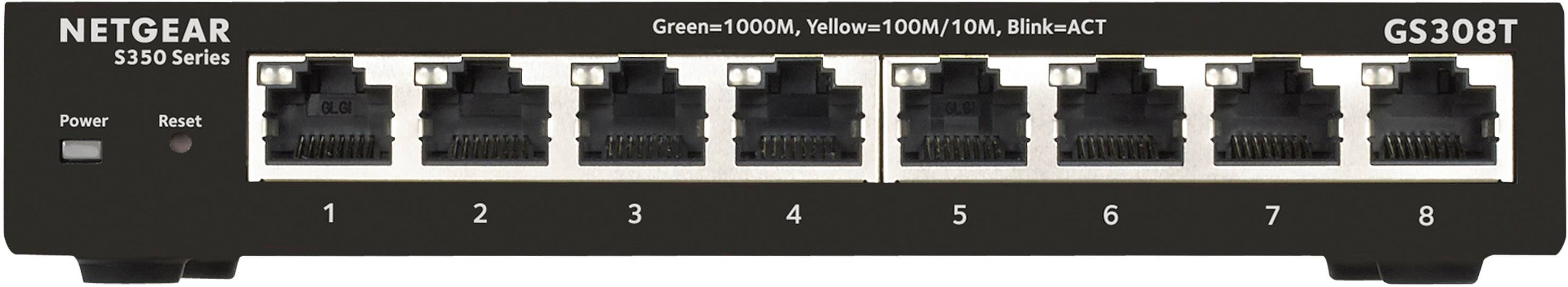 NETGEAR GS308T-100PES Netzwerk Switch 8 Port