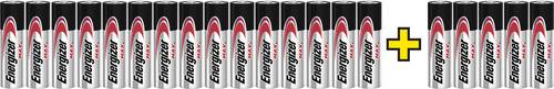 Energizer Max LR06, 15+5 gratis Mignon (AA)-Batterie Alkali-Mangan 1.5V 20St.