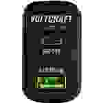 VOLTCRAFT CAS-63 Chargeur USB 63 Wp pour voiture Courant de sortie (max.) 3 A Nbr. de sorties: 2 x USB, USB-C® femelle USB Power