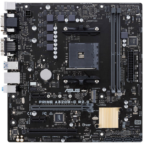 Asus PRIME A320M-C R2.0 Mainboard Sockel (PC) AMD AM4 Formfaktor (Details) Micro-ATX Mainboard-Chip