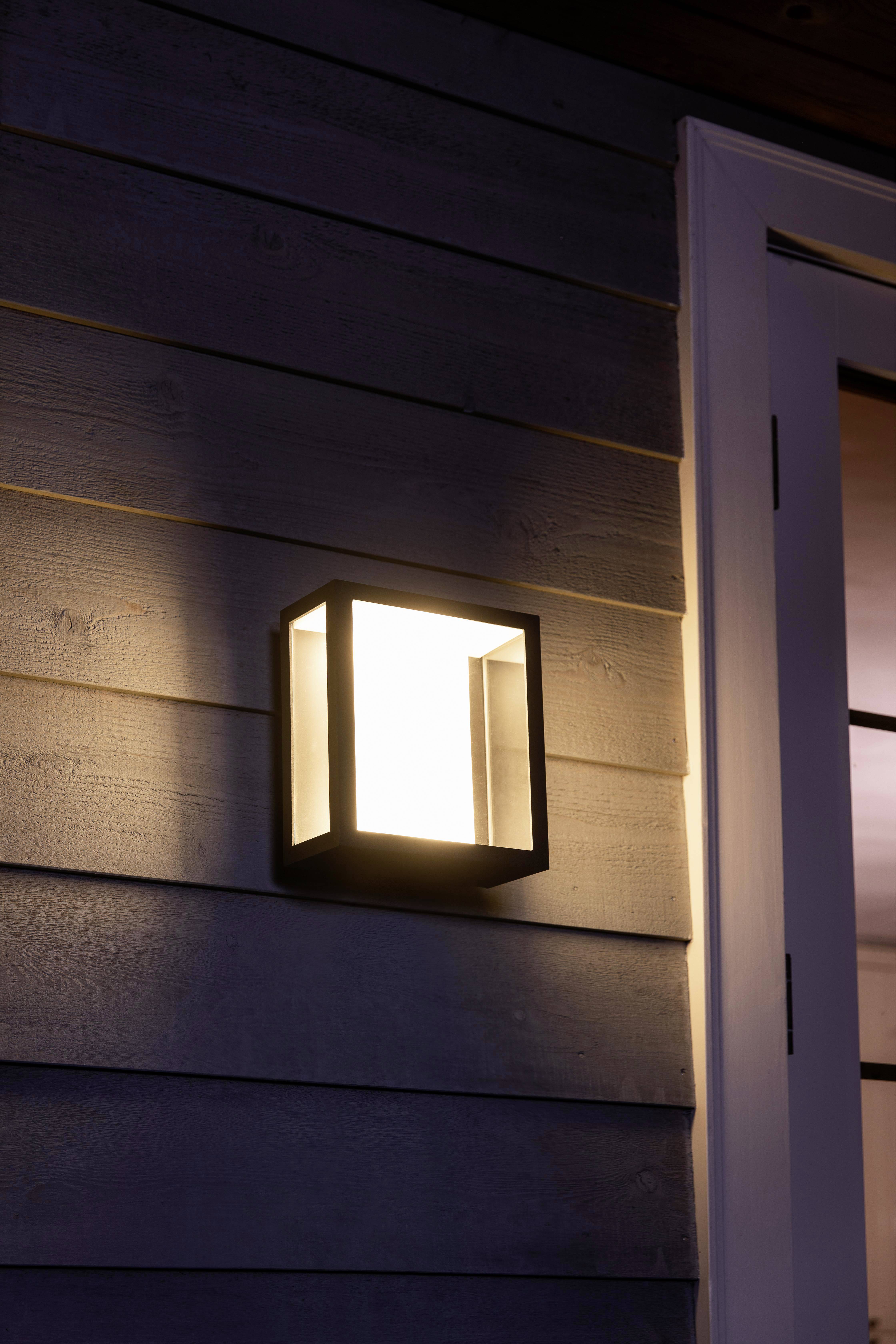 Philips Hue LED-Außenwandleuchte 17430/30/P7 Impress LED fest eingebaut 16 W RGBW