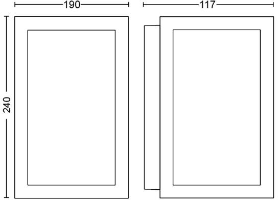 Philips Hue LED-Außenwandleuchte 17430/30/P7 Impress LED fest eingebaut 16 W RGBW