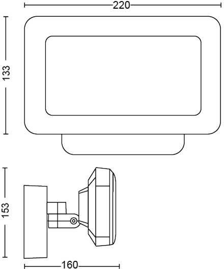 Philips Hue LED-Außenstrahler 1743530P7 Discover LED fest eingebaut 30 W RGBW