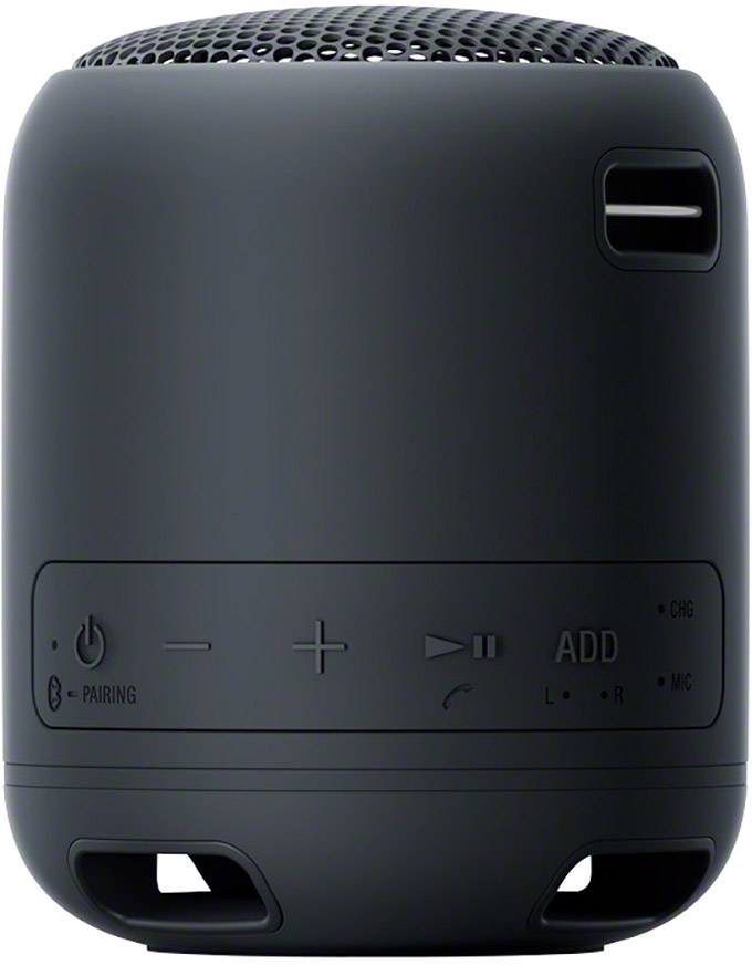 Sony SRS-XB12 Bluetooth® Lautsprecher Outdoor, Staubfest, Wasserfest Schwarz