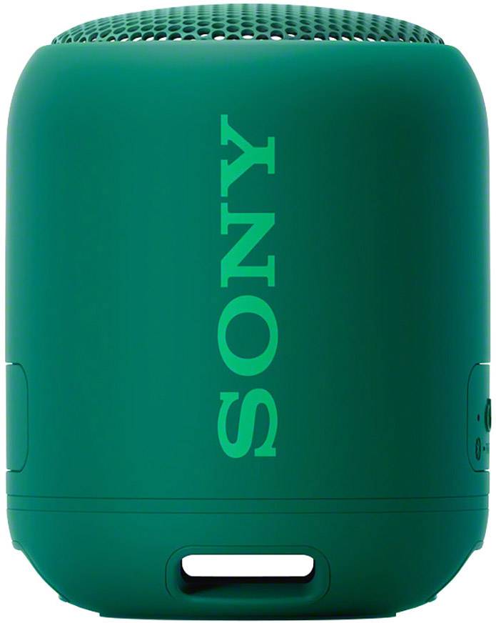 Sony SRS-XB12 Bluetooth® Lautsprecher Outdoor, Staubfest, Wasserfest Grün