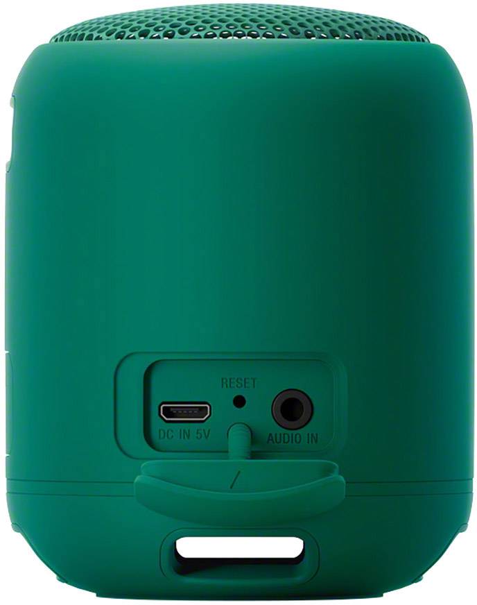 Sony SRS-XB12 Bluetooth® Lautsprecher Outdoor, Staubfest, Wasserfest Grün