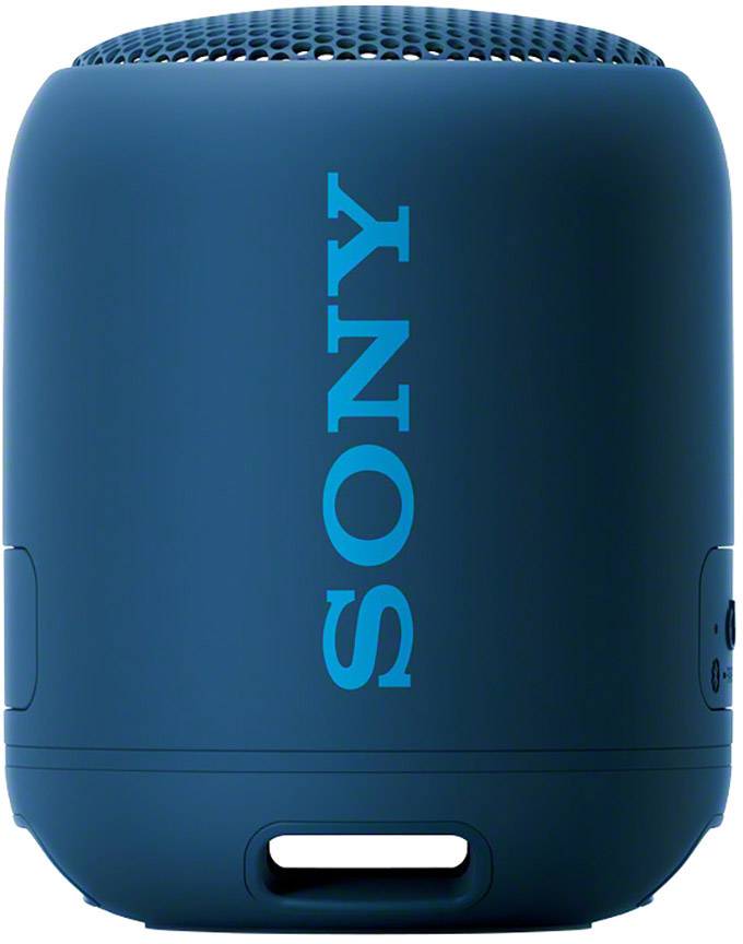Sony SRS-XB12 Bluetooth® Lautsprecher Outdoor, Staubfest, Wasserfest Blau