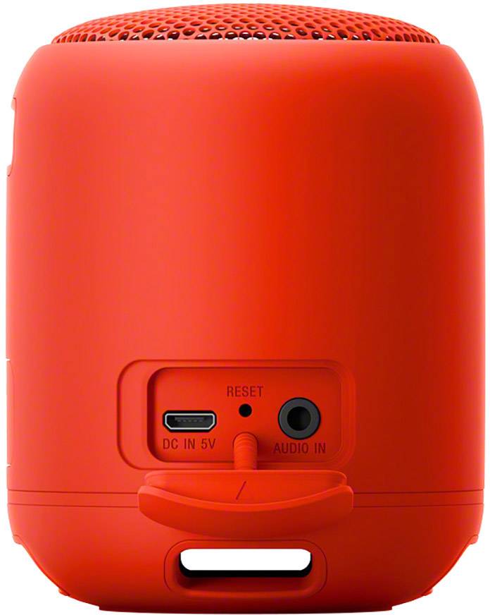Sony SRS-XB12 Bluetooth® Lautsprecher Outdoor, Staubfest, Wasserfest Rot