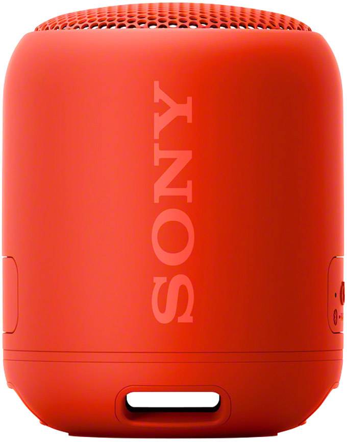 Sony SRS-XB12 Bluetooth® Lautsprecher Outdoor, Staubfest, Wasserfest Rot