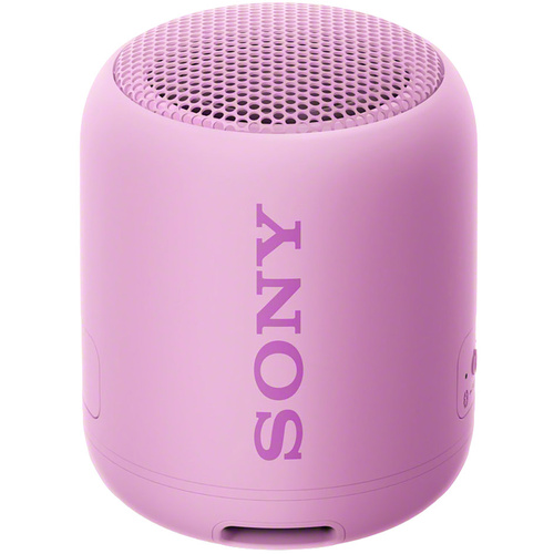 Sony SRS-XB12 Bluetooth® Lautsprecher Outdoor, Staubfest, Wasserfest Lila