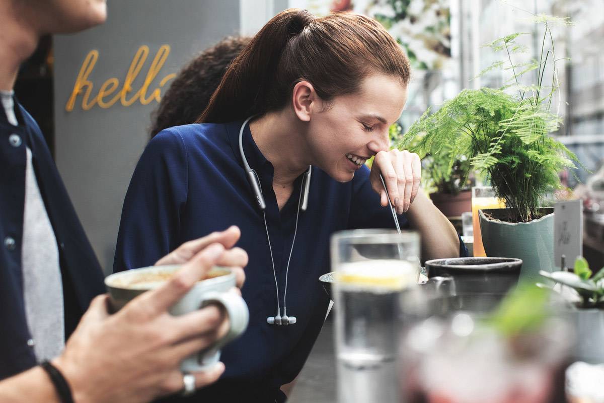 Sony WI-C600N Bluetooth®  In Ear Kopfhörer In Ear Headset, NFC Blau