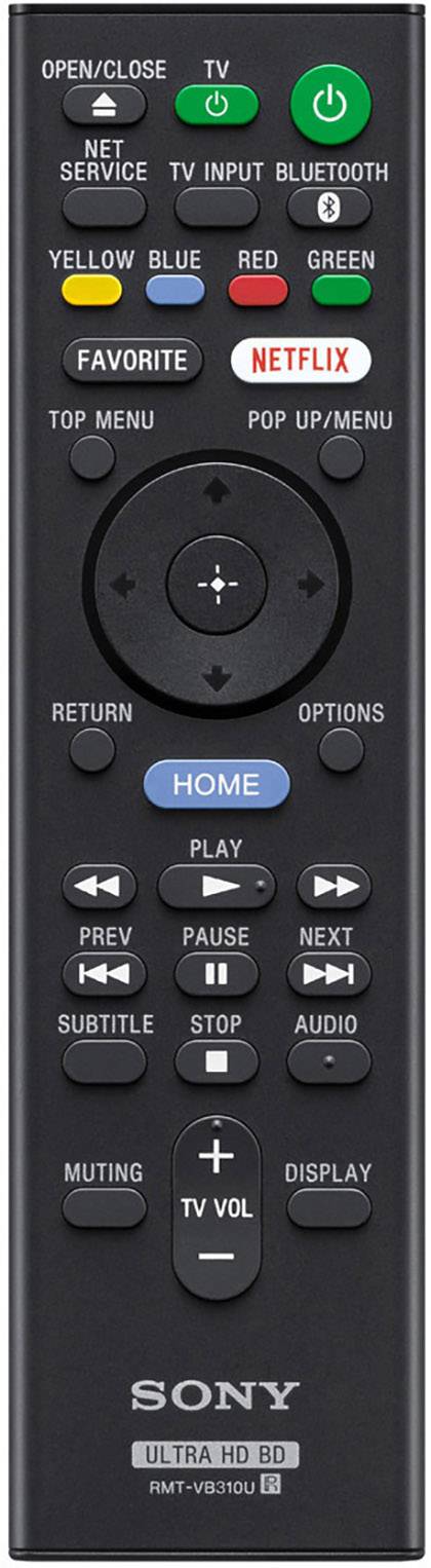 Sony UBP-X800M2 UHD Blu-ray-Player 4K Ultra HD, High-Resolution Audio, WLAN, Smart TV Schwarz