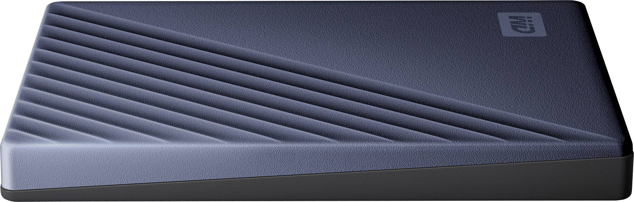 WD My Passport Ultra 2 TB Externe Festplatte 6.35 cm (2.5 Zoll) USB-C® Blau WDBC3C0020BBL-WESN