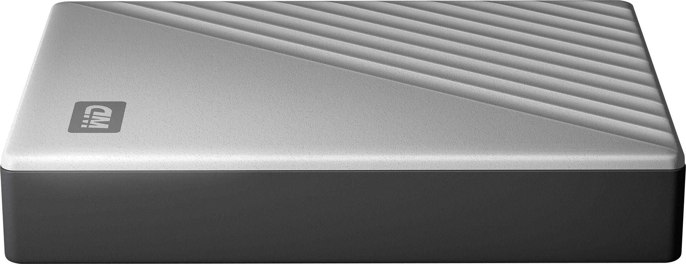 WD My Passport Ultra 4 TB Externe Festplatte 6.35 cm (2.5 Zoll) USB-C® Silber WDBFTM0040BSL-WESN