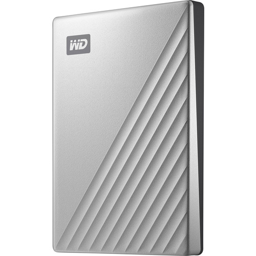 WD My Passport Ultra for Mac 2 TB Externe Festplatte 6.35 cm (2.5 Zoll) USB-C® Silber WDBKYJ0020BSL