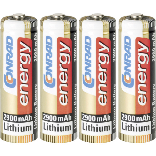 Extreme Power FR6 Mignon (AA)-Batterie Lithium 2900 mAh 1.5 V 4 St.
