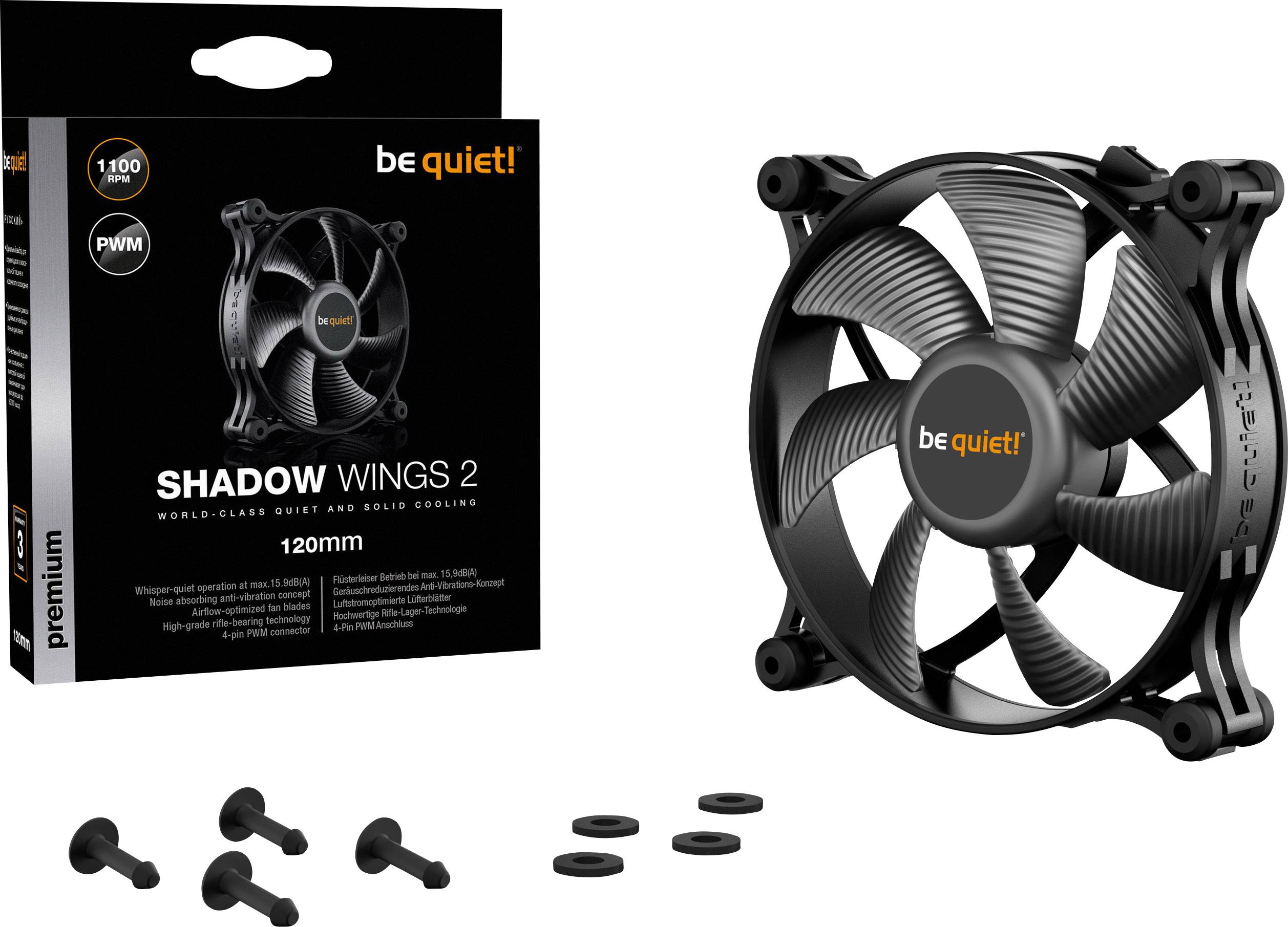 Shadow Wings 2 PWM 120 mm schwarz