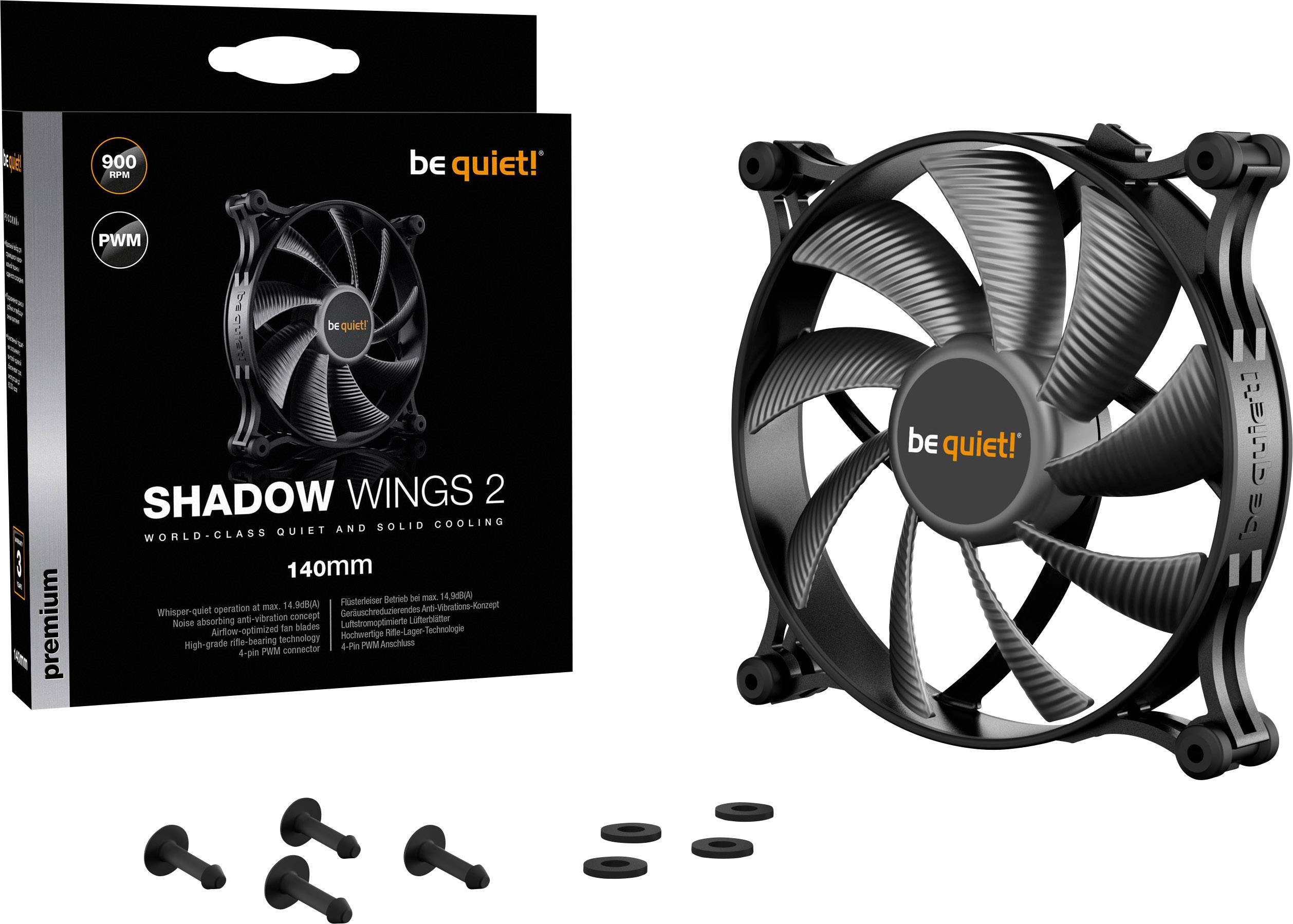 Shadow Wings 2 PWM 140 mm schwarz